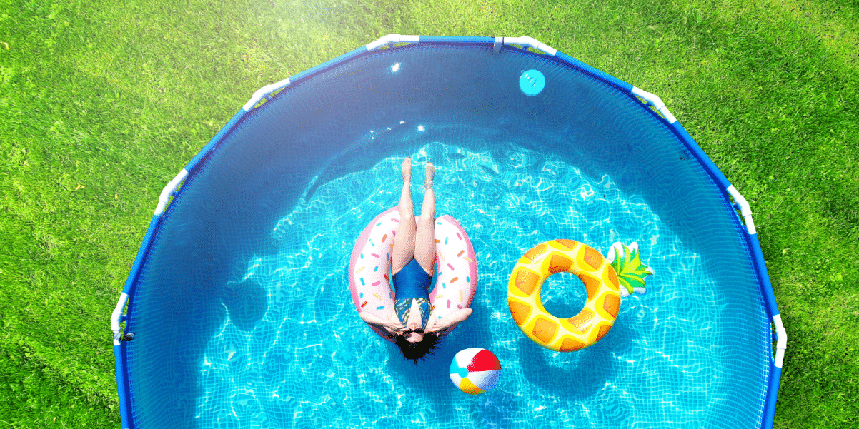 Prête à la baignade ( Hors terre )